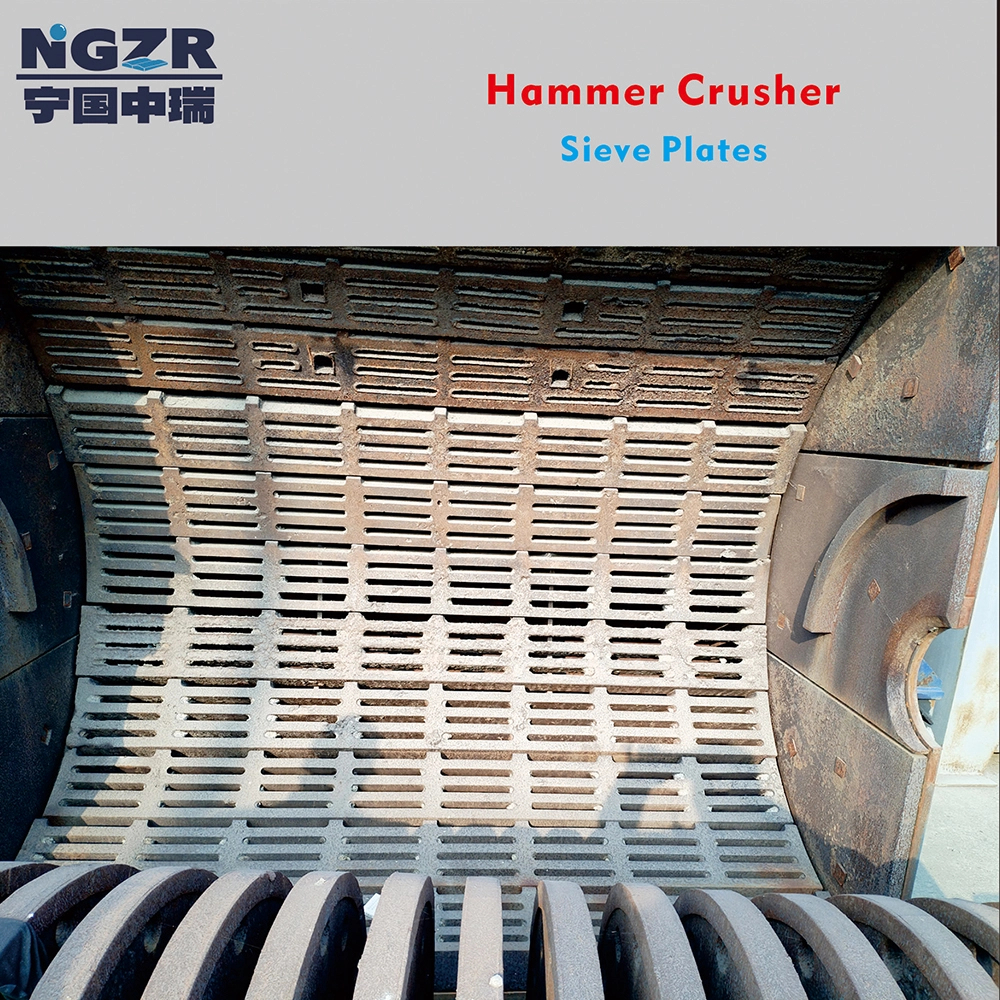 Alloy Steel Cast Hammer Crusher Wear Parts: Hammer Head, Impact Liner & Sieve Plate