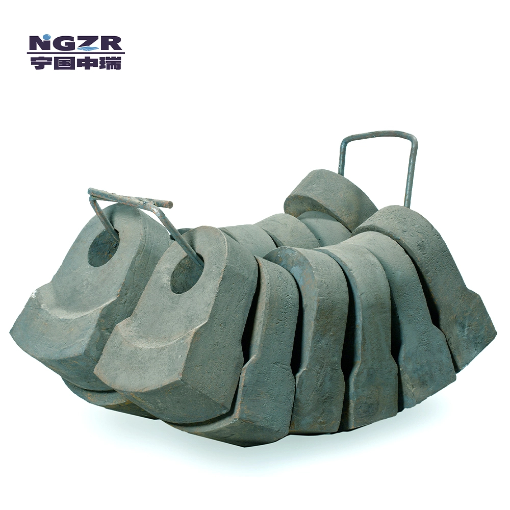 Alloy Steel Cast Hammer Crusher Wear Parts: Hammer Head, Impact Liner & Sieve Plate 