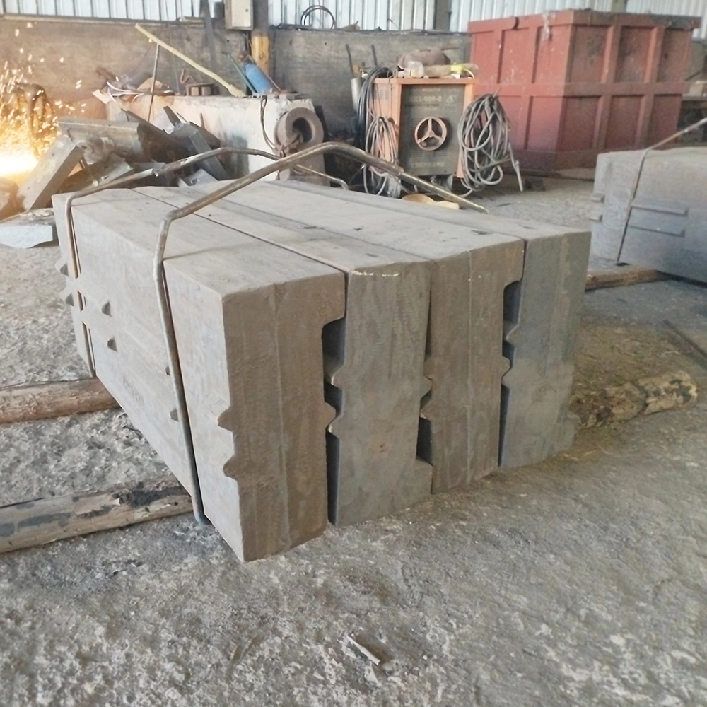 High Chromium-Manganese Alloy Cast Blow Bar (Plate Hammer) for Impact Crusher