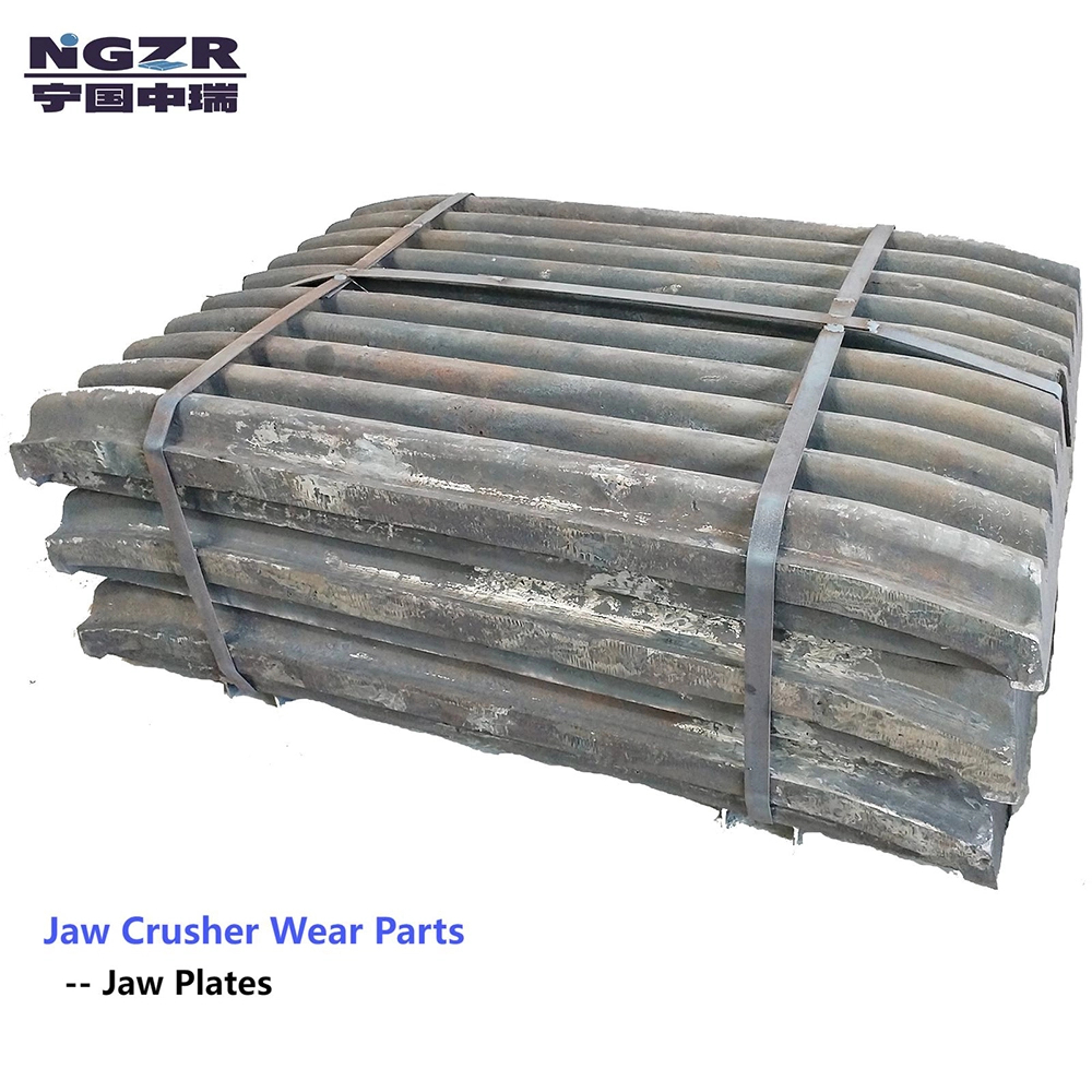Mn-Cr Alloy Cast Jaw Crusher Wear Parts: Jaw Plates & Cheek Plates (Side Liners) 