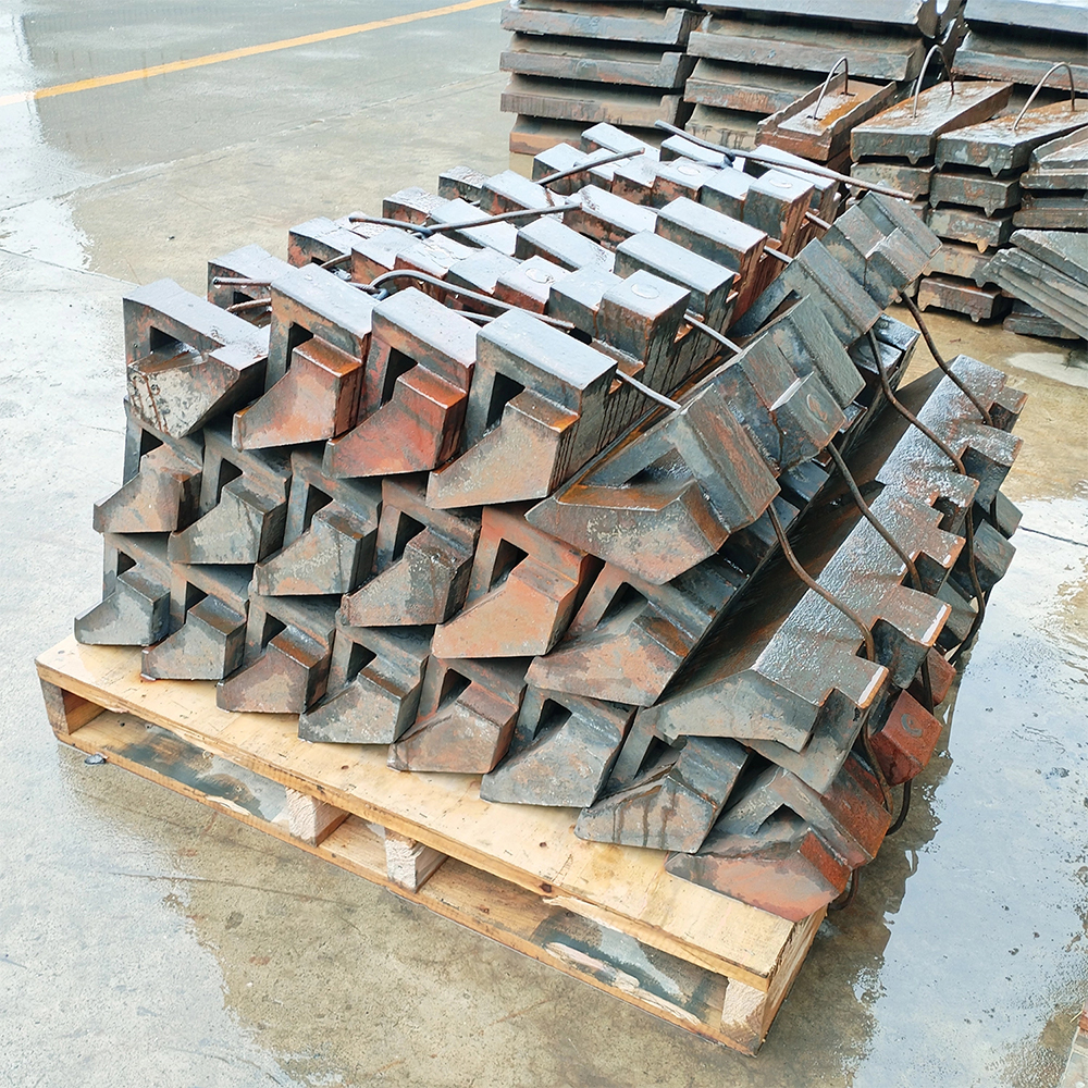 Rubber & Mn-Cr Alloy Cast Composite Liner for SAG Mill