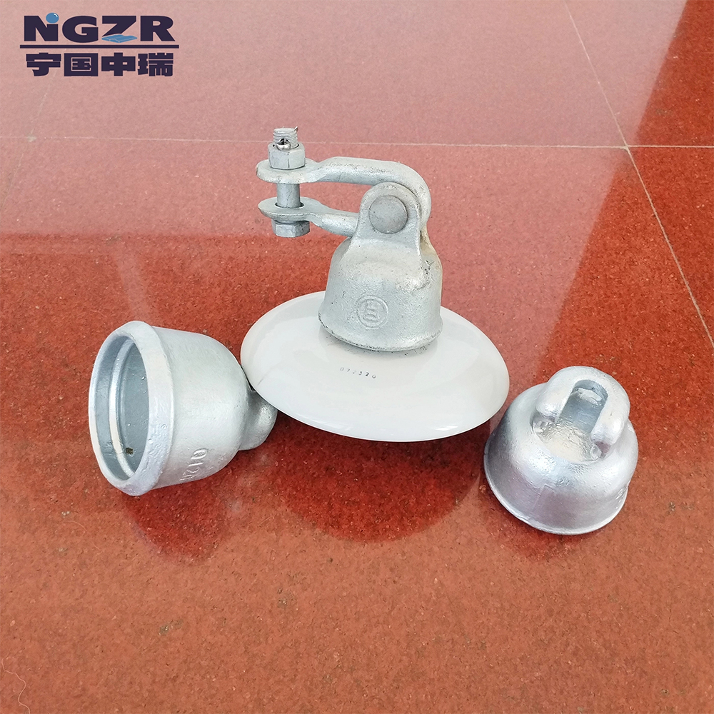 Toughened cast porcelain insulator steel cap for High voltage electromagnetic insulator 
